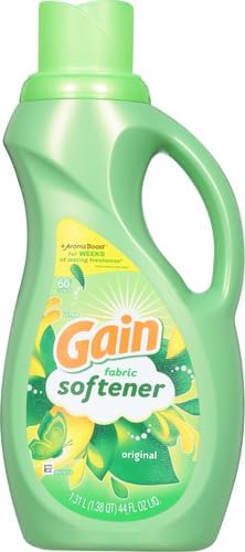 Gain Liquid Fabric Softener, Original Scent | 44 fl oz | 60 Loads | Pack of 2