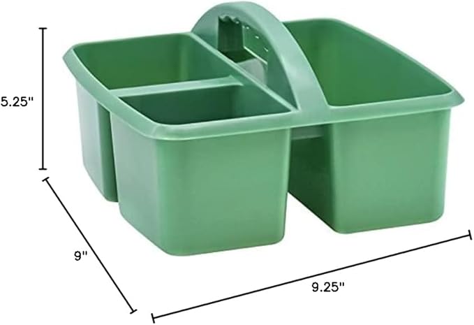 Teacher Created Resources® Eucalyptus Green Plastic Storage Caddy