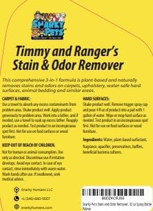 Stain & Odor Remover – Enzyme-Powered Cleaner for Pet Accidents on Carpet, Furniture & Floors – 32 oz Spray – Safe for Dogs, Cats & Homes