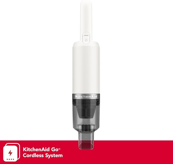 KitchenAid Go Cordless Kitchen Vacuum - Battery Sold Separately, KKVR100, Porcelain White