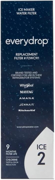 Everydrop by Whirlpool Ice Filter, F2WC9I1, Single-Pack & Affresh Washing Machine Cleaner, Cleans Front Load and Top Load Washers, Including HE, 5 Tablets