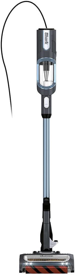 Shark UV580 Corded Stick Vacuum Performance Ultralight DuoClean with Self-Cleaning Brushroll, Removable Handheld, Blue (Renewed)