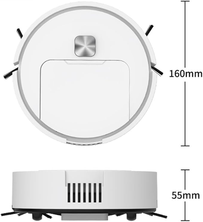 Smart Sweeping And Mopping Robot Vacuum Cleaner With Advanced Navigation And Long Lasting Battery For Efficient Home Floor Cleaning(Battery type White)