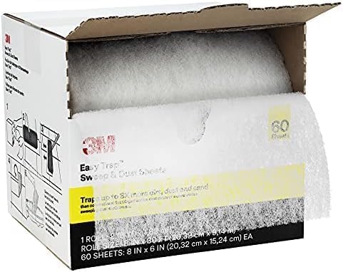 3M Easy Trap Sweep and Dust Sheets, 60ct (Pack of 8)