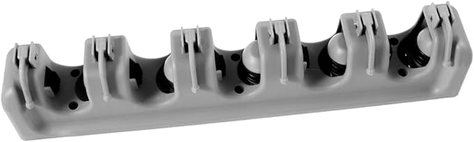 Cabilock Broom Mop Holder Wall Mount Storage Rack Garage Tool Holder Ball Slots and Hooks