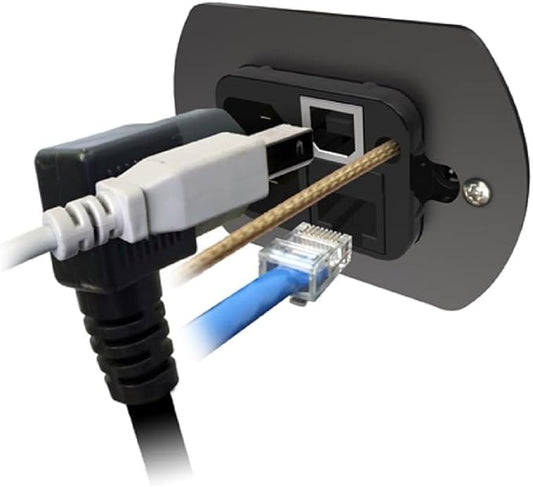 Liberty Safe Power Outlet Kit for Interior Safe Accessories with USB and Ethernet for Dehumidifiers and Lights