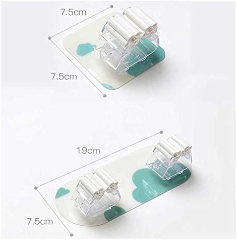 Avoid Holing Mop Clamp Clouds Non-Trace Rack Broom Stick Booth The Receive Hook Umbrella Mounts(19cm)