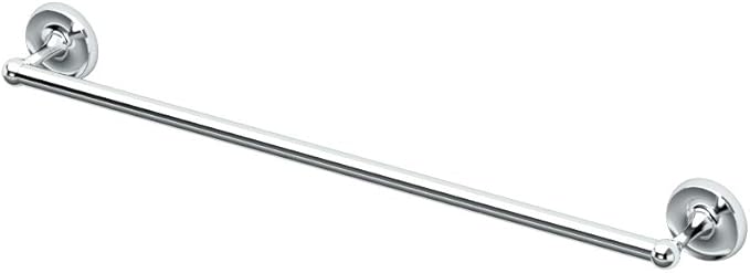 Gatco 5070 Designer II 24" Wall Mounted Towel Bar, Chrome/Towel Bar for Bathroom/Towel Holder for Bathroom