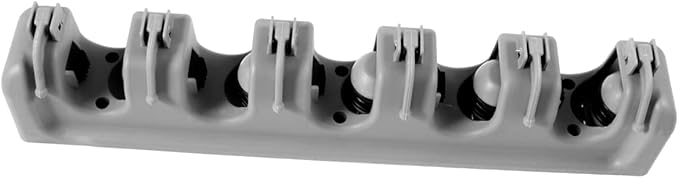 Garneck Ball Slots Hooks Mop Broom Holder Wall Mount Storage Rack Broom Rack for Garage Kitchen Cleaning Tools