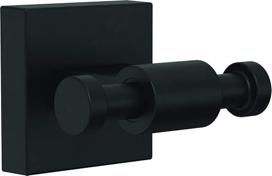 Franklin Brass Maxted (1-Pack) Towel Hooks Matte Black Bathroom Hooks Wall Mounted for Robes & Towels 2-Prong Hand Towel Hook Holder Kitchen, Bath, Bathroom Accessories MAX35-FB