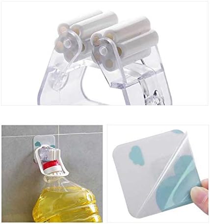 Avoid Holing Mop Clamp Clouds Non-Trace Rack Broom Stick Booth The Receive Hook Umbrella Mounts(19cm)