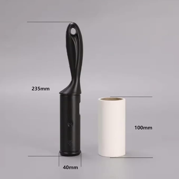 Extra Sticky Lint Roller Set 6 Pack 540 Sheets Wide Lint Remover Refills with 2 Easy Grip Handles Pet Hair Remover for Clothes Furniture Car Seats Bedding Couch Carpet and Laundry