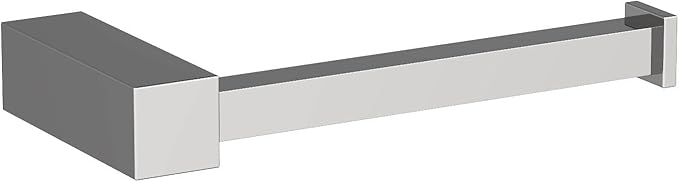 Amerock BH3608126 | Chrome Single Post Toilet Paper Holder | 5-7/8 in. (149 mm) Length Toilet Tissue Holder | Monument | Bath Tissue Holder | Bathroom Hardware | Bath Accessories