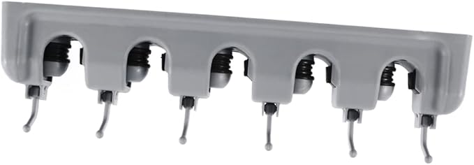 Cabilock Broom Mop Holder Wall Mount Storage Rack Garage Tool Holder Ball Slots and Hooks