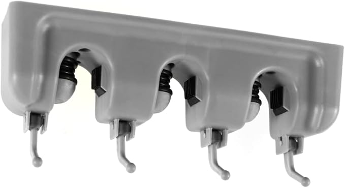 Cabilock Ball Slots Hooks Broom Holder Mop Storage Mount for Garden Garage Tool