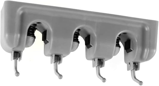 Cabilock Ball Slots Hooks Broom Holder Mop Storage Mount for Garden Garage Tool