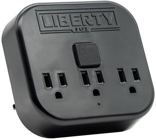 Liberty Safe Power Outlet Kit for Interior Safe Accessories with USB and Ethernet for Dehumidifiers and Lights