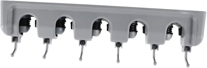 Garneck Ball Slots Hooks Mop Broom Holder Wall Mount Storage Rack Broom Rack for Garage Kitchen Cleaning Tools