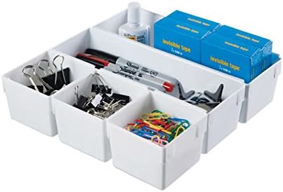 Rubbermaid Drawer Organizer, 9 by 6 by 2-Inch, White (FG2916RDWHT)