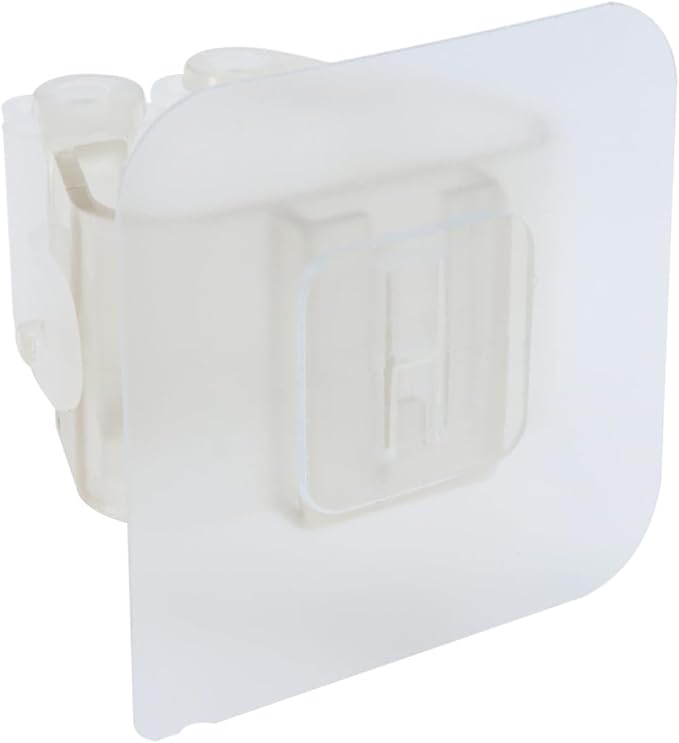 Sscon 5Pcs Self Adhesive Broom Holder Plastic Storage Rack for Brooms Mops Tools - Clear