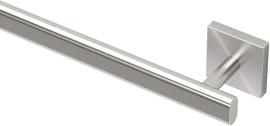 Gatco 4070A Elevate, Towel Bar, 30”, Satin Nickel/Wall Mounted 30 Inch Towel Holder for Bathroom