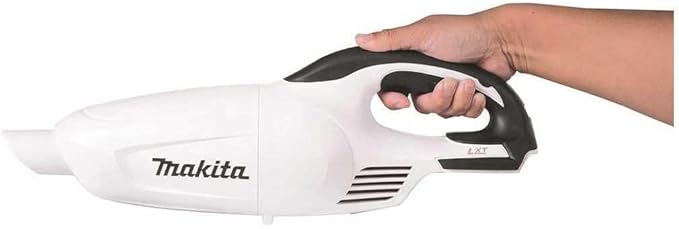 Makita XLC02ZW 18V LXT Lithium-Ion Compact Cordless Vacuum, Tool Only, White
