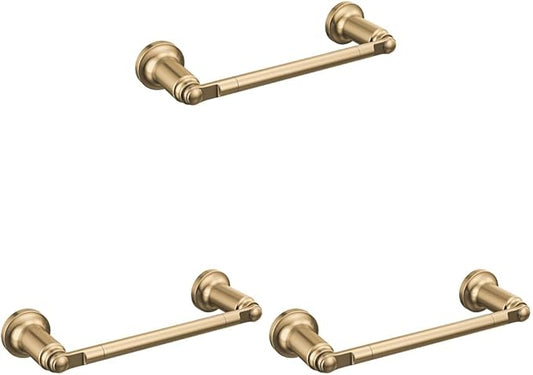 Delta Saylor 8'' Towel Rack for Bathroom Champagne Bronze Towel-Bar for Bathroom Wall Hand & Holder Rod Wall Mounted Kitchen Towel Holder 73508-CZ (Pack of 3)
