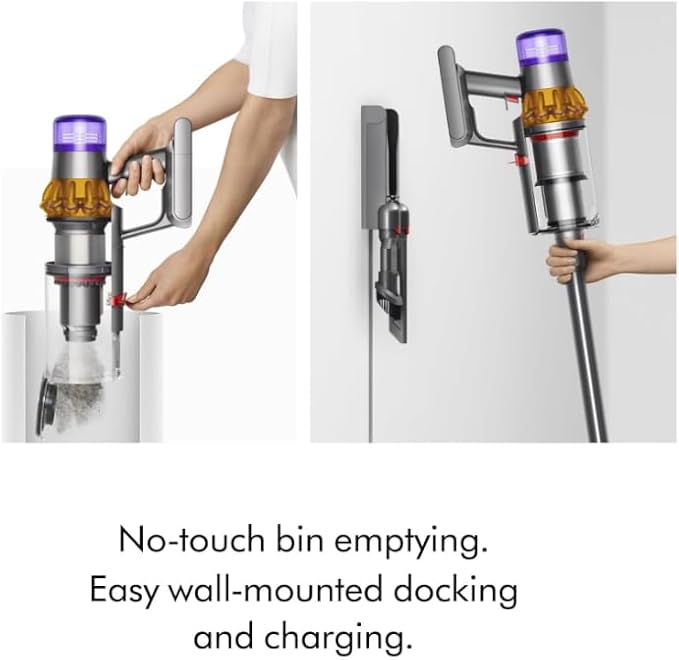 Dyson V15 Detect Cordless Stick Vaccum, Yellow/Nickel (Renewed)
