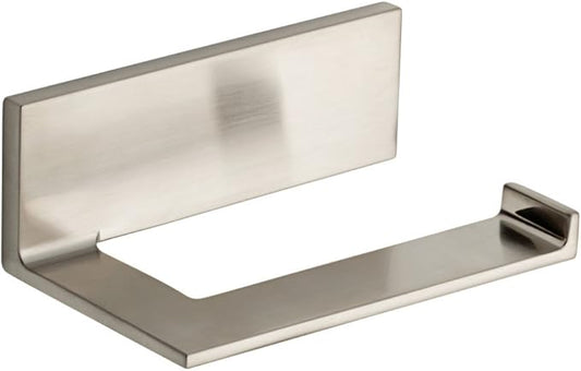 Delta Vero (1-Pack) Toilet Paper Holder Brilliance Stainless Steel Tissue Roll Holder for Bathroom Organization and Storage Single Post Toilet Tissue Holder Wall Bathroom Accessories 77750-SS