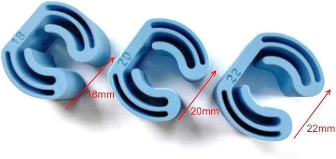 3 Pieces Mop and Broom Holder Wall Mounted Organizer Clips for Efficient Storage and Organization in Bathroom Kitchen or Garage (blue)