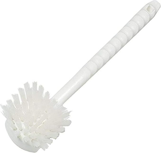 SPARTA 4050000 Nylon Utility Scrub Brush, Cleaning Brush, Utility Brush With Hanging Hole For Kitchen, Restaurant, Home , 20 Inches, White, (Pack of 12)