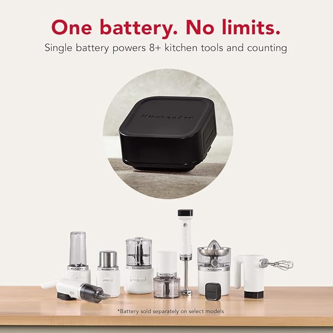 KitchenAid Go Cordless Kitchen Vacuum - Battery Sold Separately, KKVR100, Porcelain White