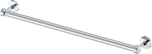 Gatco 5210 Gibson Towel Bar | Retro Modern Wall-Mounted Bathroom Towel Bar | Stylish Decorative Hardware, Heavy Duty Metal, EZ Ancor Mounting | Chrome Finish