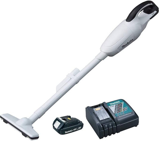 Makita XLC02RB1W 18V LXT Lithium-Ion Compact Cordless Vacuum Kit (2.0Ah), 1.3 Pint