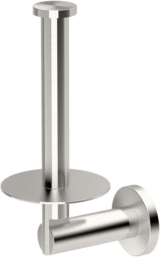 Gatco 4698 Channel Storage Toilet Paper, Satin Nickel