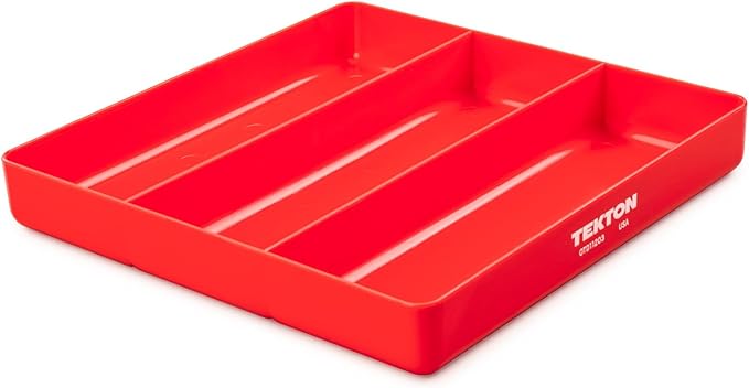 TEKTON 3-Compartment Organizer Tray (Red) | OTD11203 | Made in USA