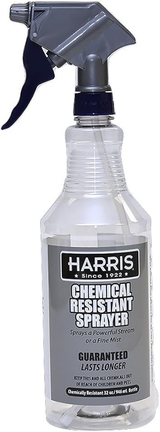 HARRIS Chemically Resistant Professional Spray Bottle, 32oz (1-Pack)