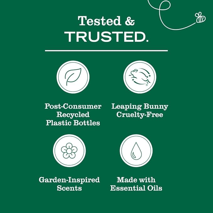 MRS. MEYER'S CLEAN DAY Liquid Dish Soap, Lavender Scent, 16 Ounce Bottle