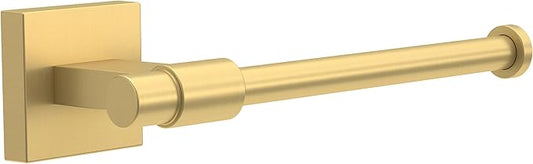 Franklin Brass Maxted (1-Pack) Toilet Paper Holder Modern Gold European Single Post Tissue Roll Rod, Organization & Storage, Wall Mounted Bathroom Accessories MAX51-MG