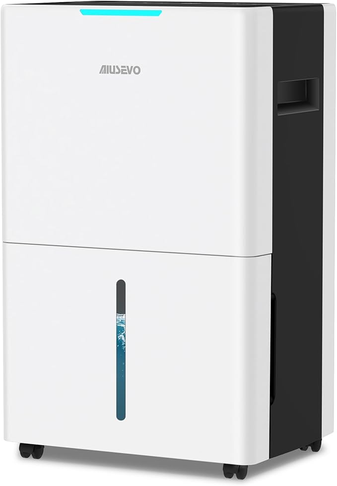 5000 Sq. Ft Dehumidifiers for Home and Basement, 52 Pint/Day Dehumidifier with Drain Hose, 3 Modes, 24H Timer, Auto Defrost, Child Lock, for Bedroom, Garage, RV, Large Room, Humid Summer, Rainy Season