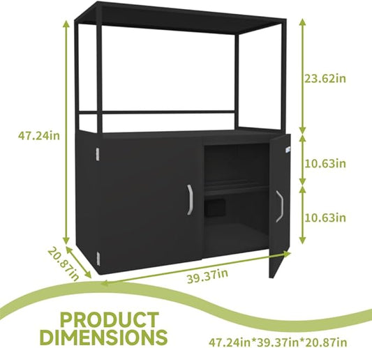 300L 3D Printer Filament Storage Cabinet with Dehumidifier | Industrial Sealed Dehumidifying Cabinet Holds 160 Rolls -Compatible with PLA/ABS/TPU (300L Black)