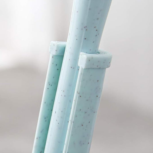 Mini Broom with Dustpan for Kids,Little Housekeeping Helper Set (Blue)