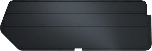 Akro-Mils 40224 Plastic Length Dividers for AkroBins Stackable Storage Bins Model 30224, Custom Storage Inserts for Tools, Crafts & Supplies, 6-Pack, Black