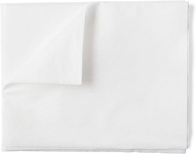 Medline Premium Disposable Washcloths, Soft yet Durable, Ideal for Nursery, Labor, Cleaning, 10 x 13 inches, Pack of 50