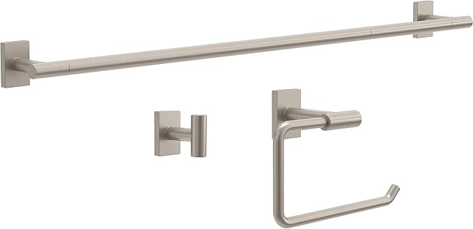 Franklin Brass Hartwell (1-Pack) Towel Hooks Satin Gold Single Bathroom Hooks Wall Mounted for Robes & Towels Hand Towel Hook Holder Kitchen, Bathroom Accessories HRT35-SG