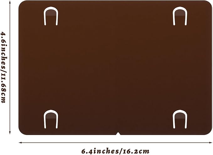 2 Set Metal Humidity Pack Mounting Plate for Storage Box Humidity Control Pack Mounting Magnet for Use