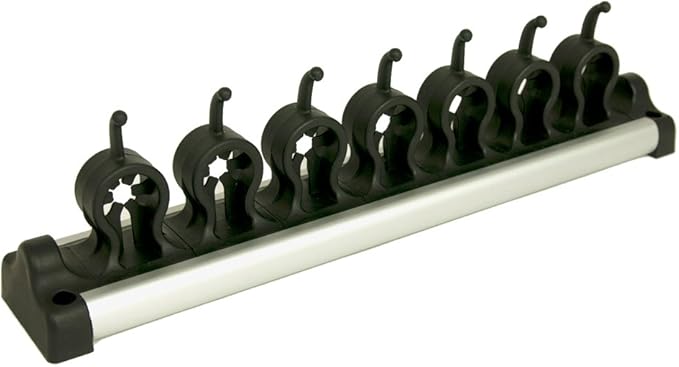Casabella Wall Mount, Large, Black/Silver, Plastic/Metal, Storage Rack