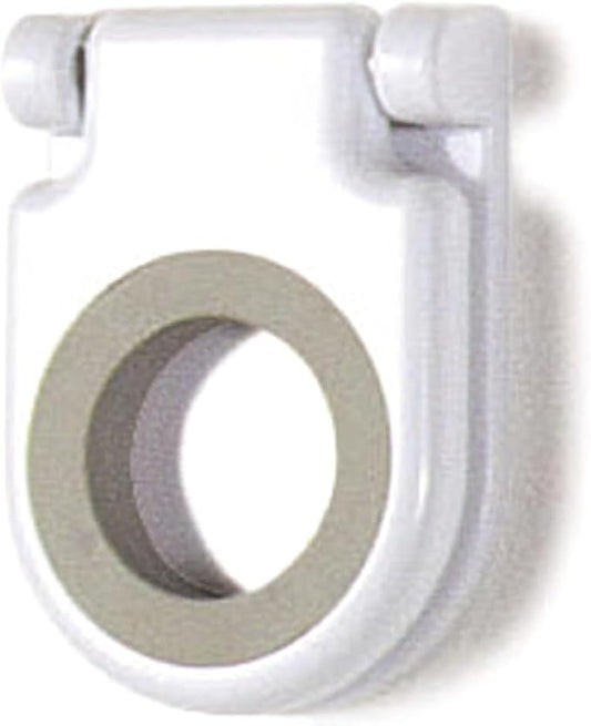 Spectrum Diversified Plastic Mop and Broom Holder, White, 11.25 in L x 1 in W x 3 in H