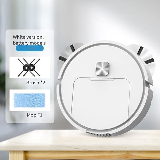 Smart Sweeping And Mopping Robot Vacuum Cleaner With Advanced Navigation And Long Lasting Battery For Efficient Home Floor Cleaning(Battery type White)