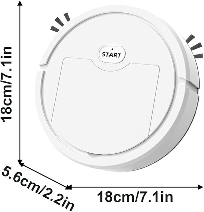 Robot Vacuum and Mop, Robot Vacuum Cleaner, Smart Automatic Sweeping, Multifunctional Structure, Compact & Mini Size, Quality Effecient Cleaning, Lazy-Friendly Cleaning Solution